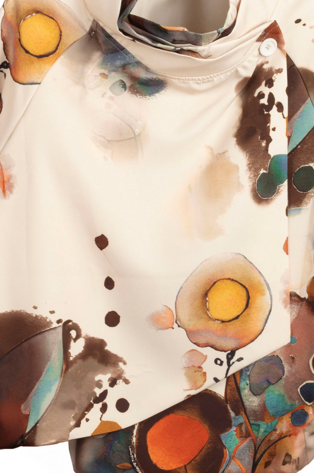 Chaqueta Estampada Abstracta Cuello Caído LYKKE