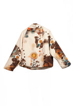 Chaqueta Estampada Abstracta Cuello Caído LYKKE