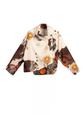 Chaqueta Estampada Abstracta Cuello Caído LYKKE