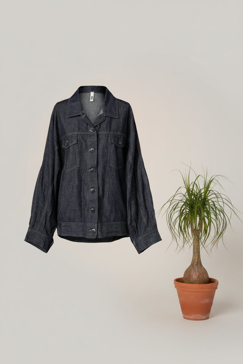 chaqueta vaquera de wendy trendy con manga japonesa