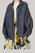 chaqueta vaquera de wendy trendy con manga japonesa
