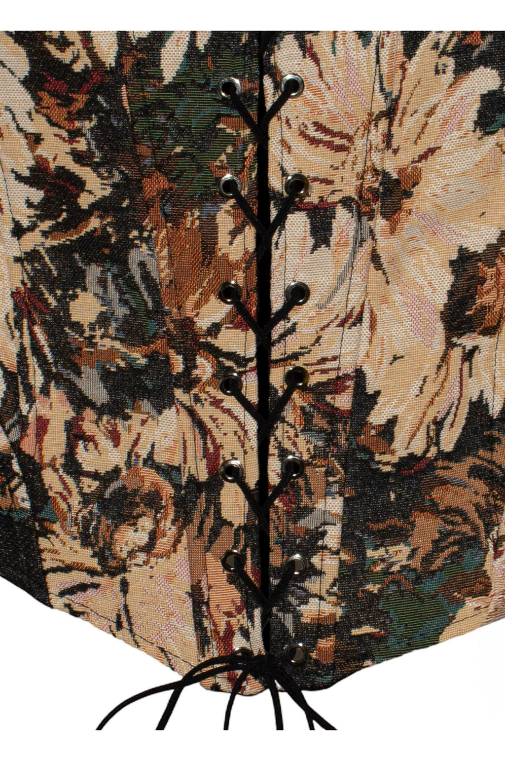 corsé de jot_madrid estampado floral y lazada delantera