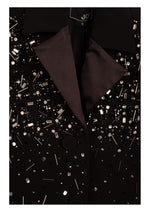 Blazer Lentejuelas Negra Cosidas Mano - Jot_Madrid