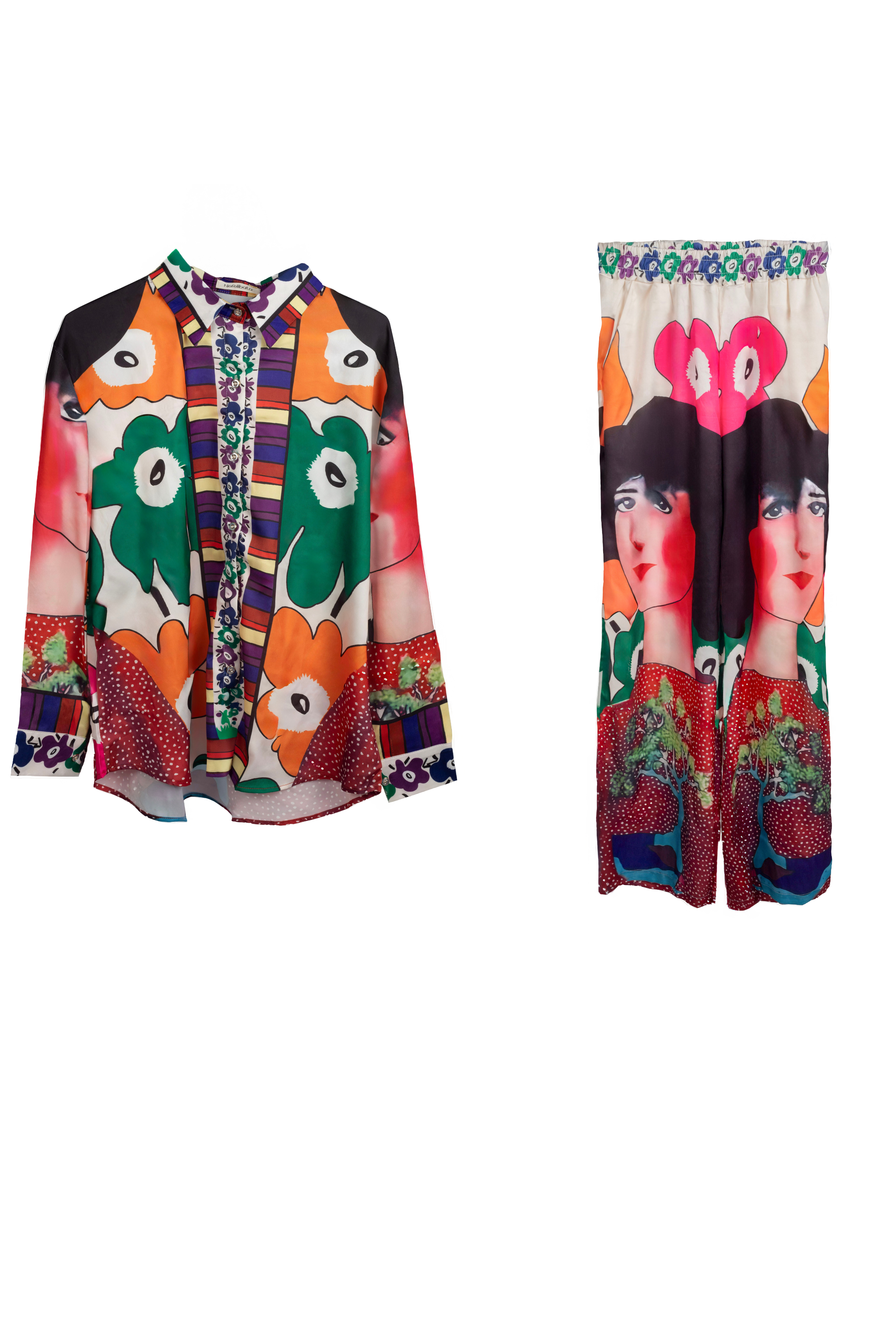 Conjunto Dos Piezas Multicolor Arte Pop - Nefelibata