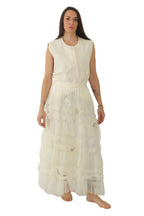 Falda Tul Blanca Broches Cristal - Nefelibata