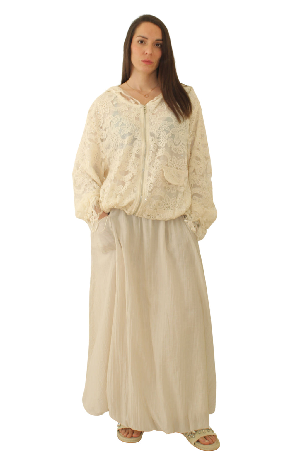 falda globo verde o beige de jot_madrid LYKKE