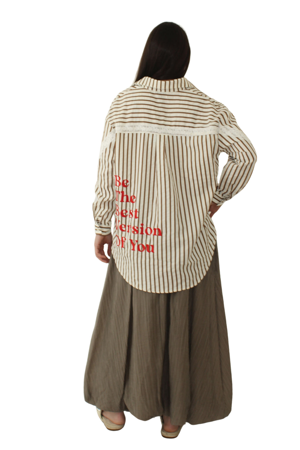 falda globo verde o beige de jot_madrid LYKKE