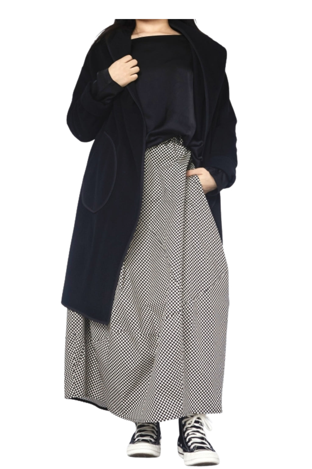 falda wendy trendy tablero pequeño bicolor | YOLYKKE