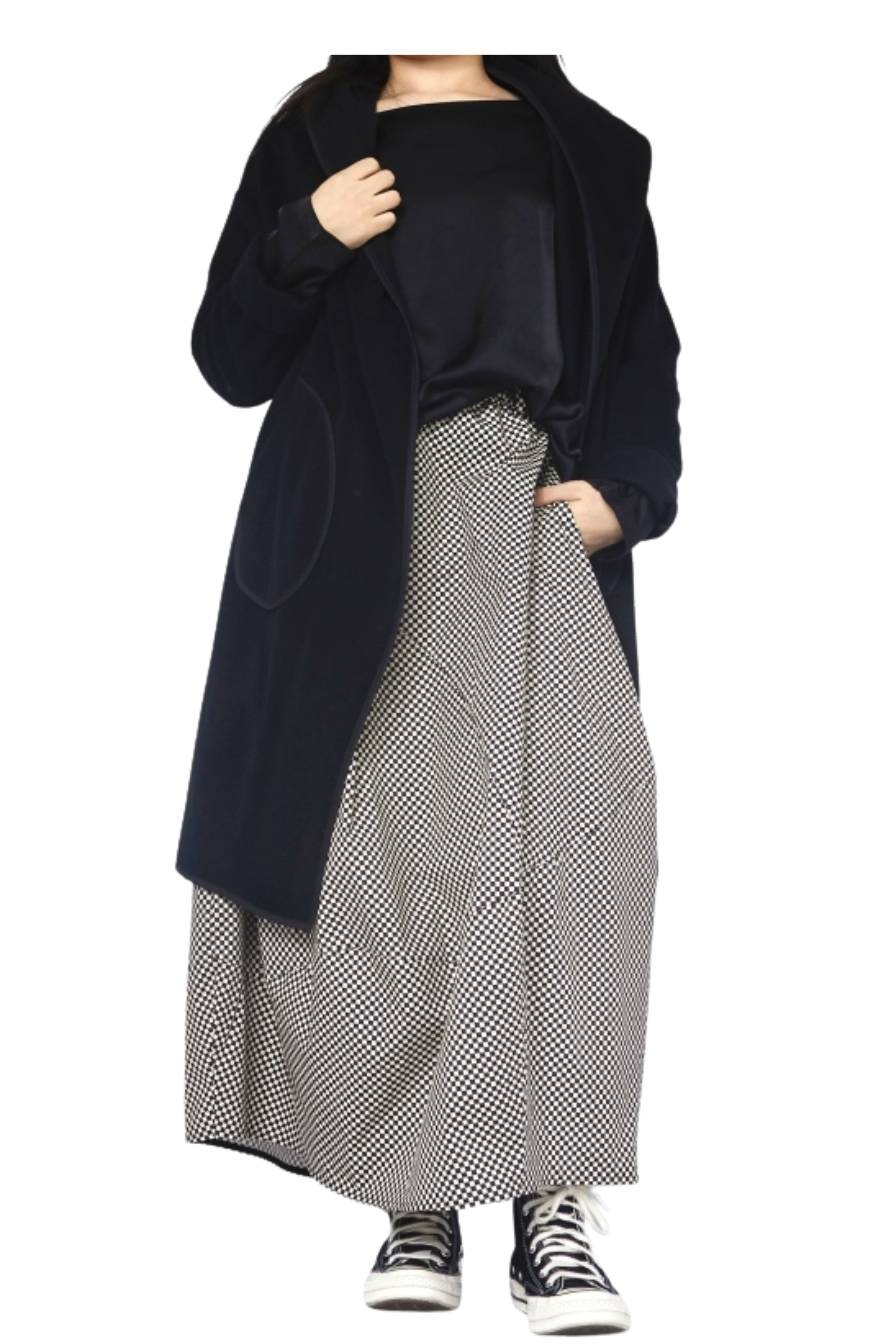 falda wendy trendy tablero pequeño bicolor | YOLYKKE