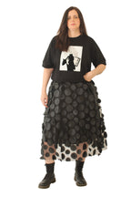 Falda Rosa o Negra Tul Círculos  Nefelibata