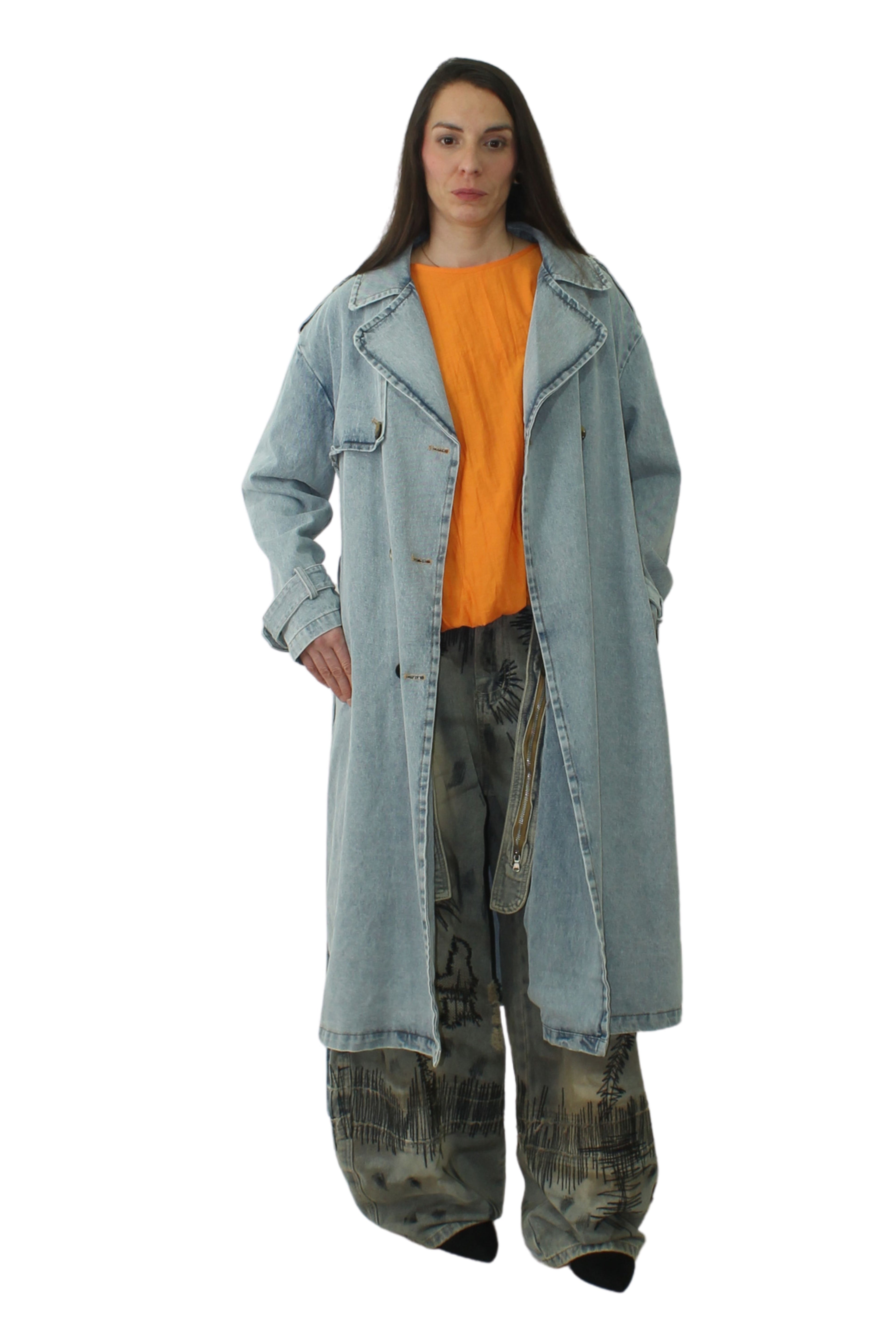 gabardina de jot_madrid 100% algodón elegante y atemporal