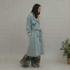 gabardina de jot_madrid 100% algodón elegante y atemporal 100% algodón