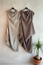 Vestido Asimétrico Drapeado| YOLYKKE