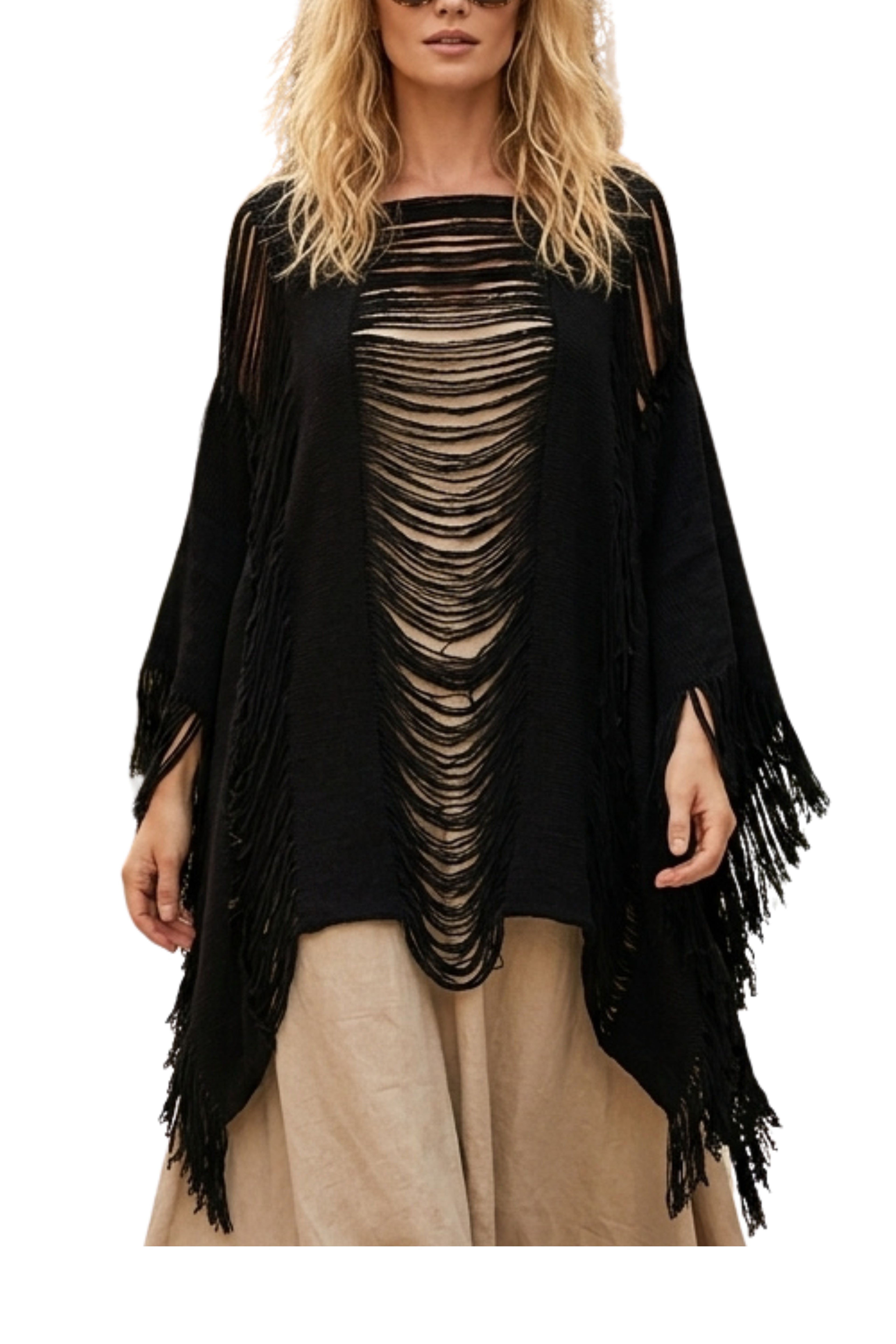 jersey ragado jot_madrid en negro telar