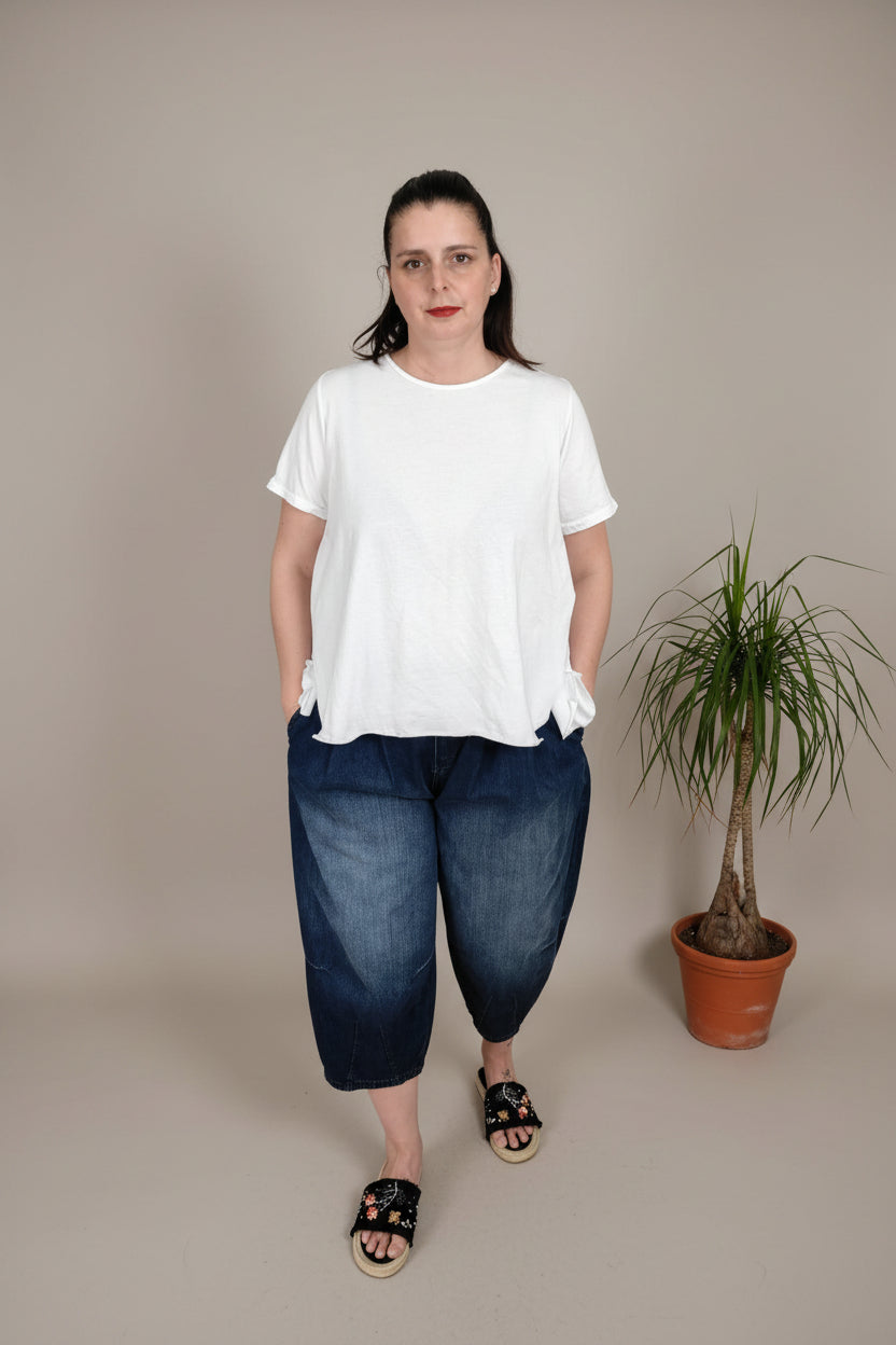 Camiseta Asimétrica Fluida