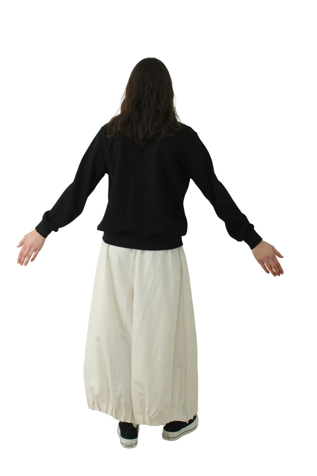 Pantalón Globo Negro Cordón Cintura - Jot_Madrid