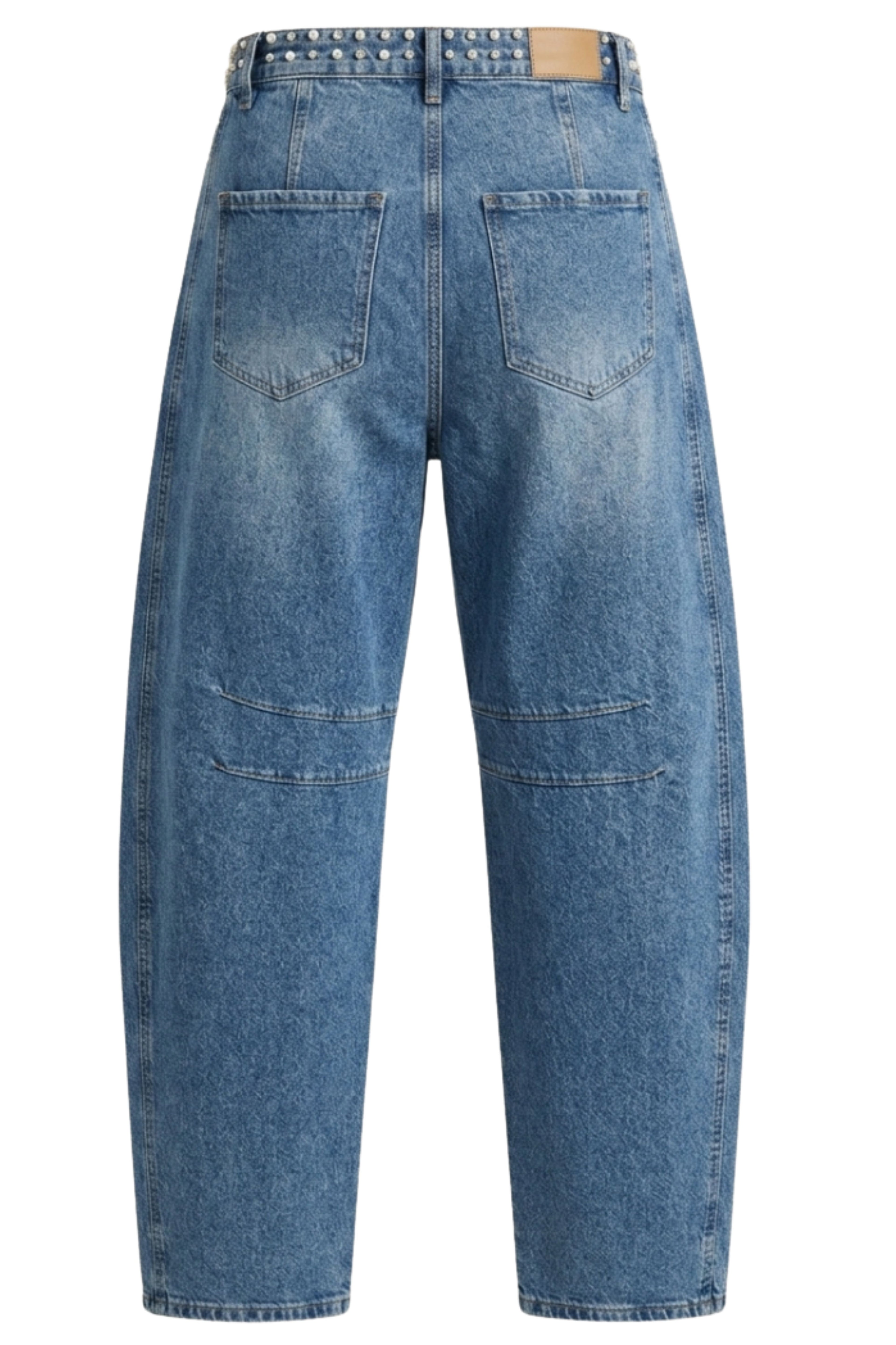 pantalón de jot_madrid con tachas alrededor de las costuras