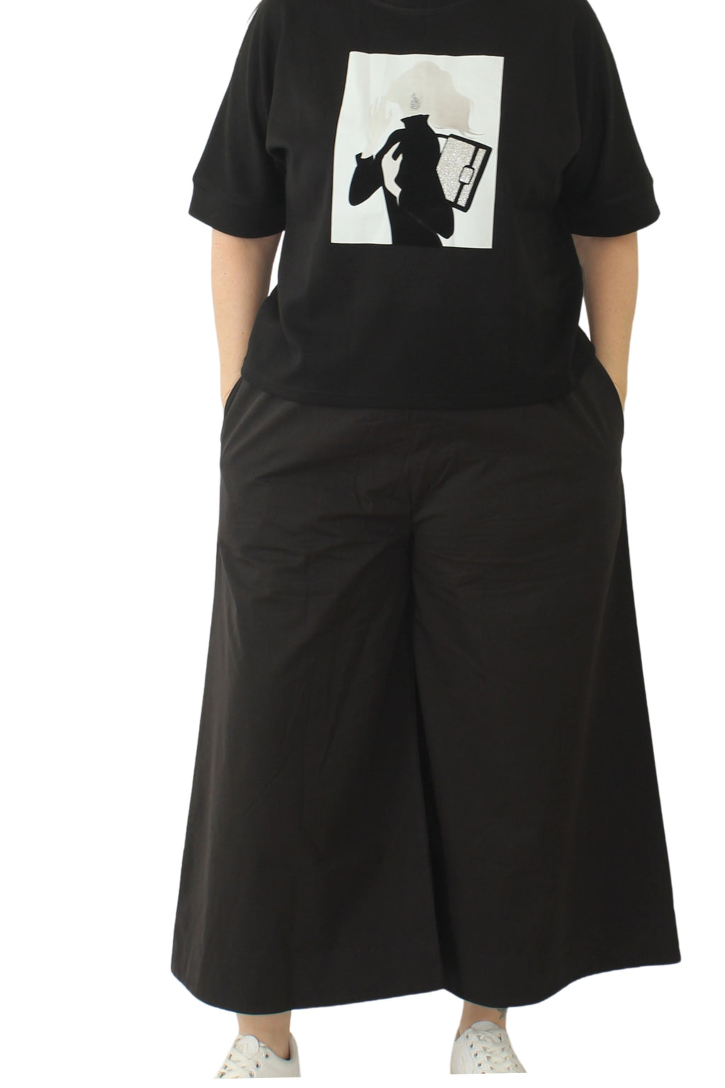 Pantalón Palazzo Beige o negro - Nefelibata