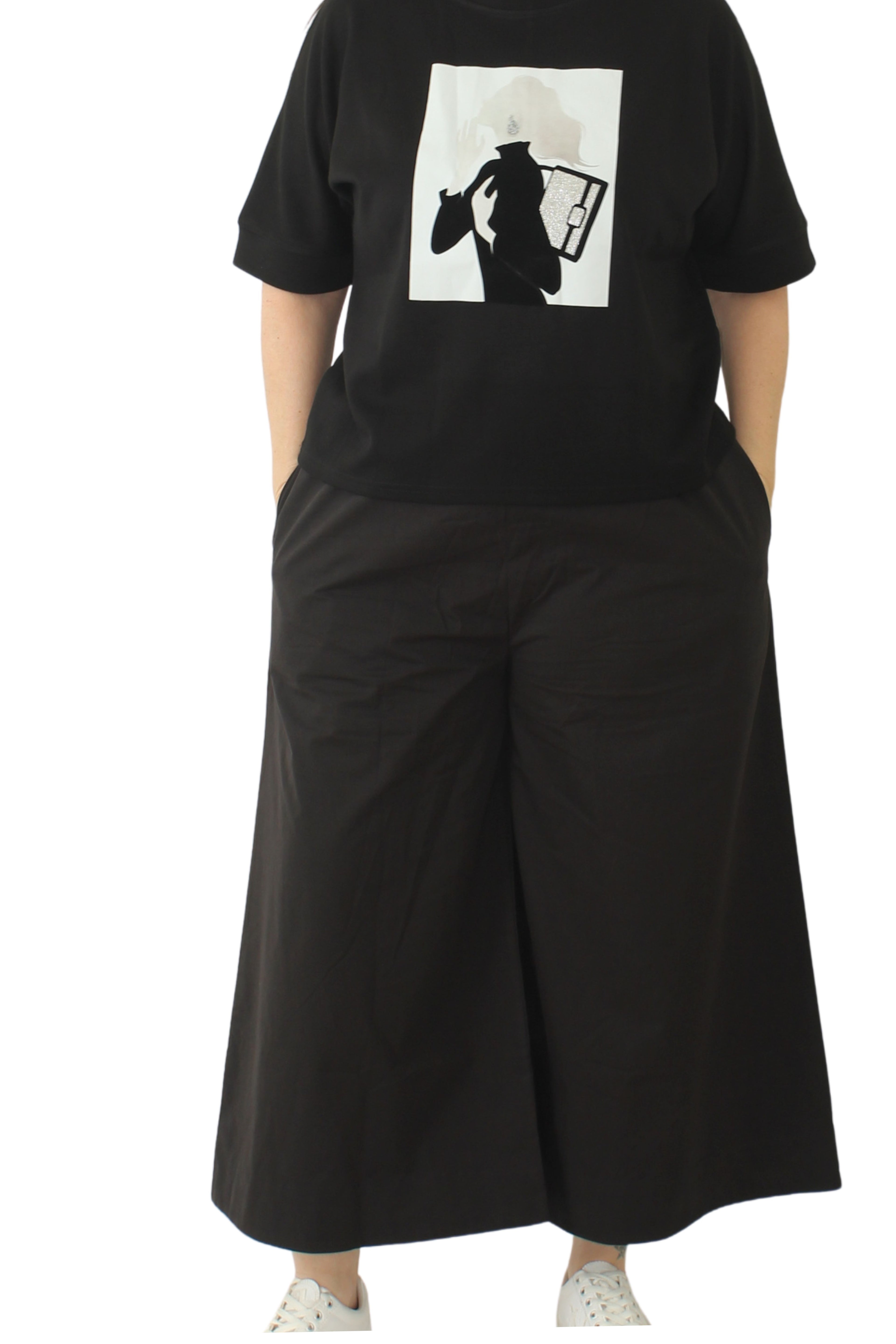 Pantalón Palazzo Beige o negro - Nefelibata