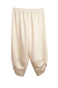 Pantalón en punto milano beige super cómodo  de jotmilano LYKKE