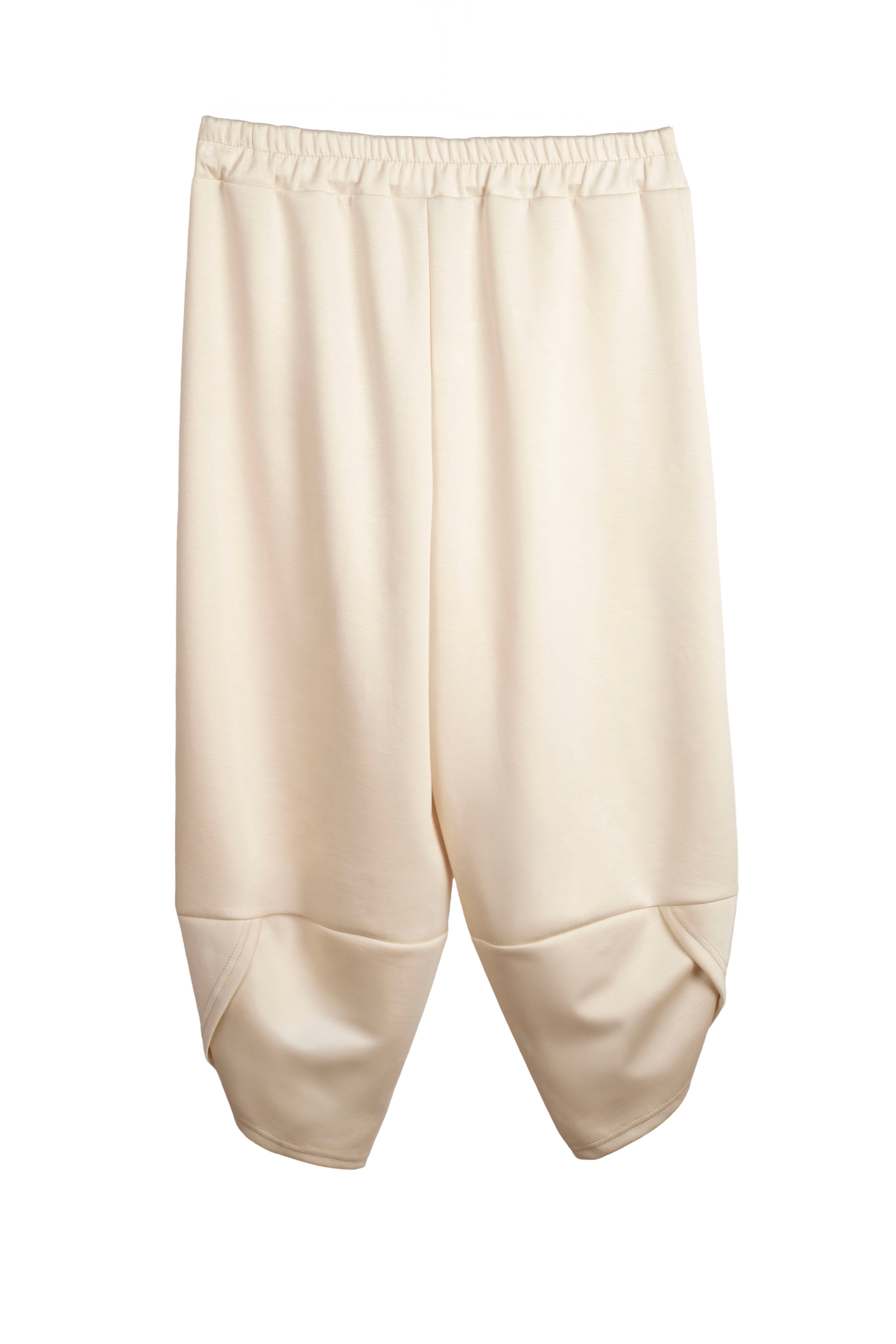 Pantalón en punto milano beige super cómodo  de jotmilano LYKKE