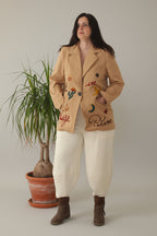 Pantalón en punto milano beige super cómodo  de jotmilano LYKKE