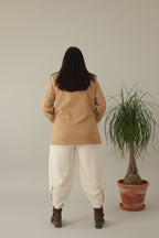 Pantalón en punto milano beige super cómodo  de jotmilano LYKKE