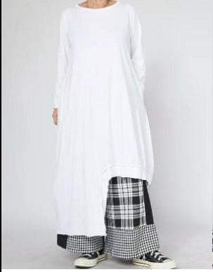 Pantalón Ancho Patchwork Wendy Trendy