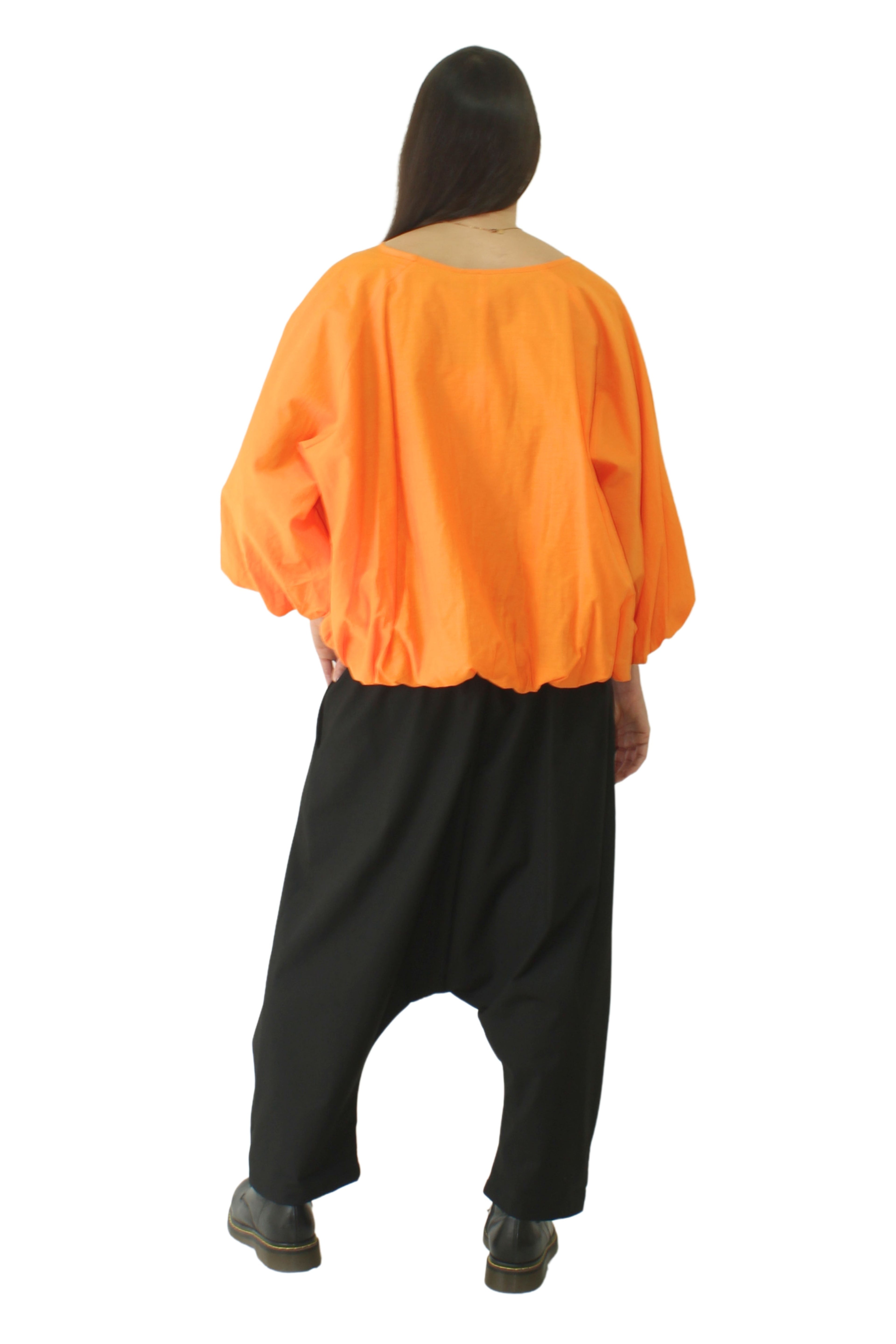 Pantalón wendy trendy tipo cagado on dos solapas cosidas a la cintra