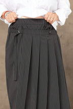 pantalon wendy trendy de raya diplomatica y falda sobrepuesta