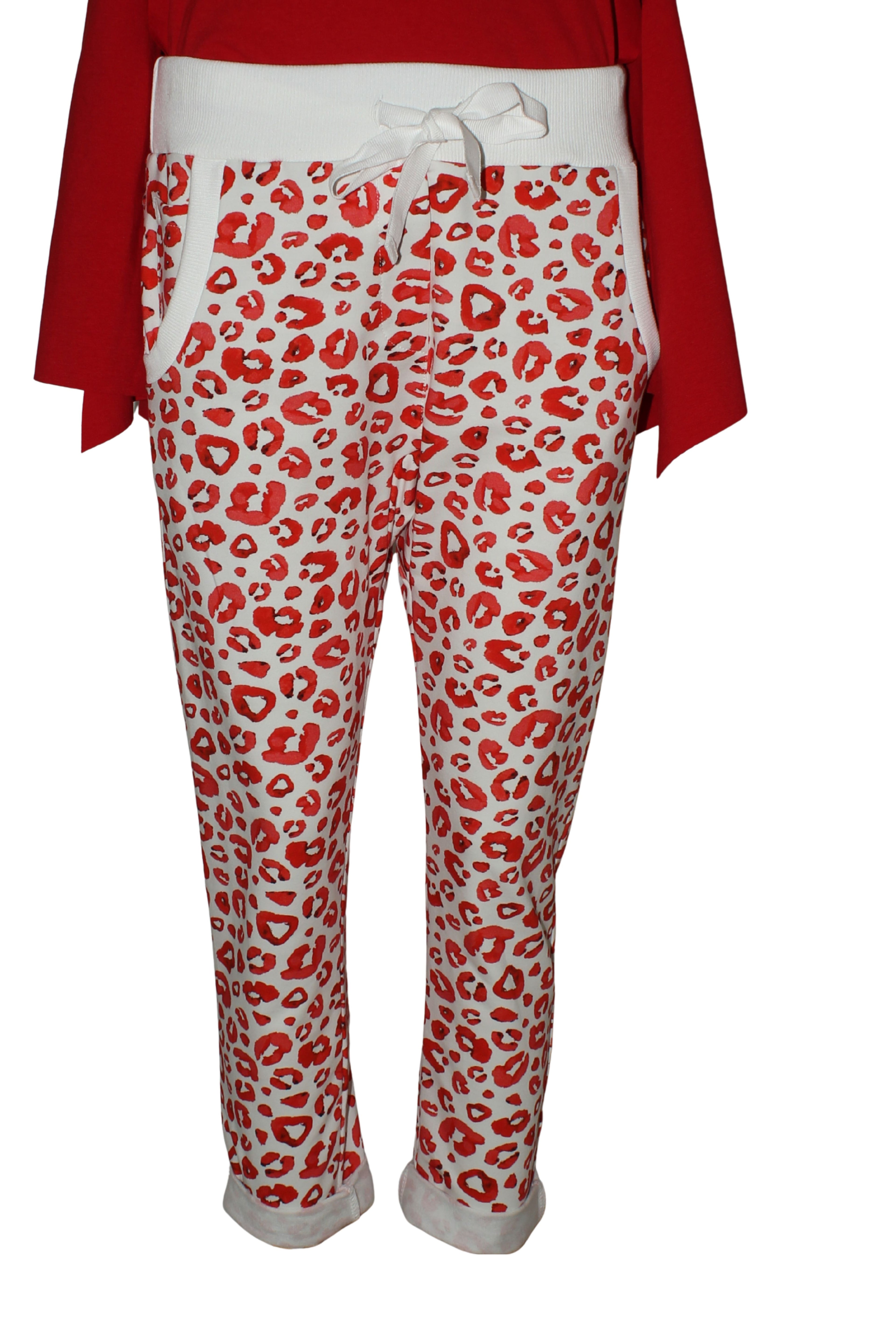 Pantalón Wendy Trendy Estampado Besos Rojos
