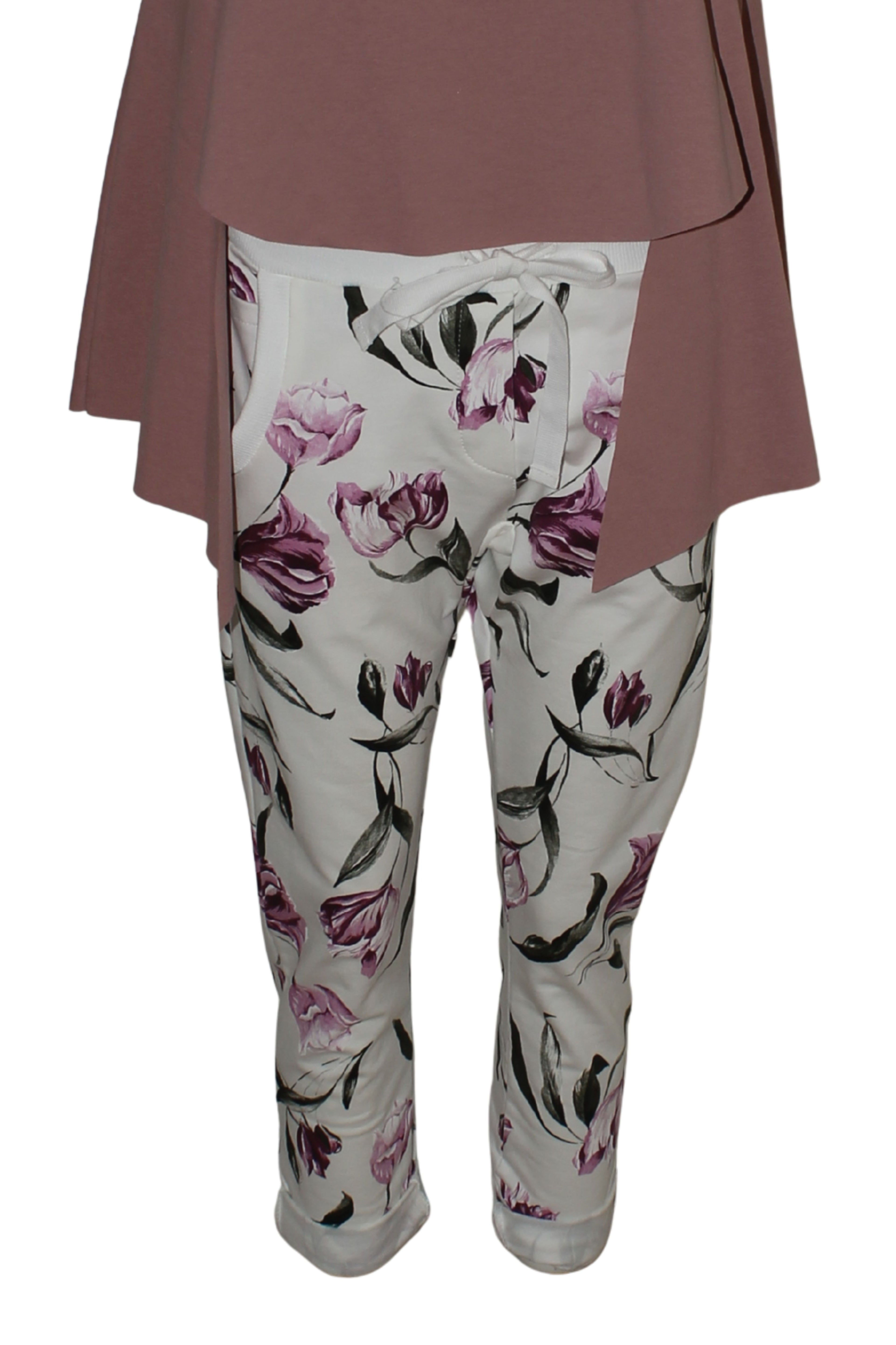 Pantalón Wendy Trendy Estampado Flores Artísticas