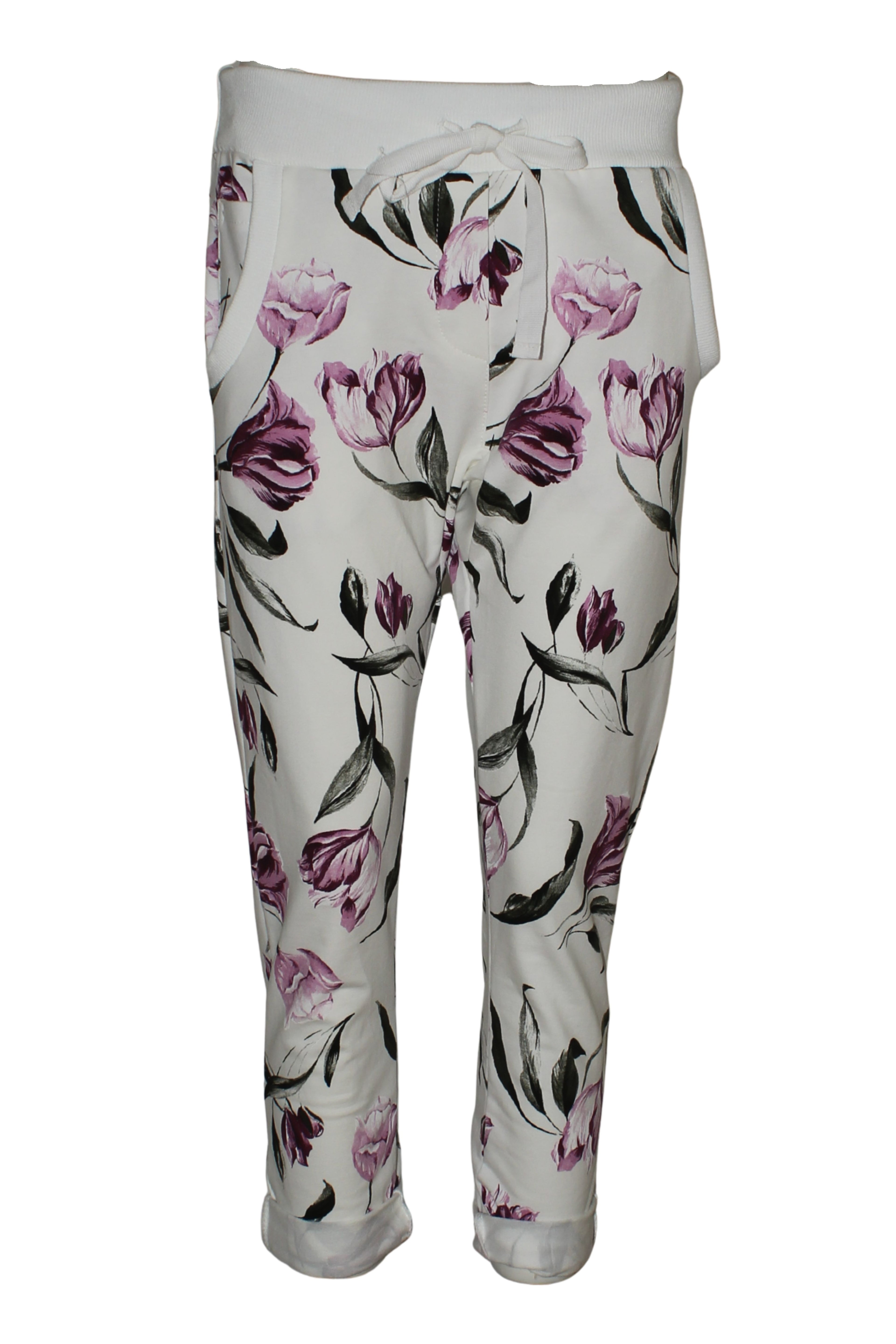 Pantalón Wendy Trendy Estampado Flores Artísticas