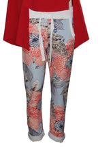 pantalon de wendy trendy con flores orientales