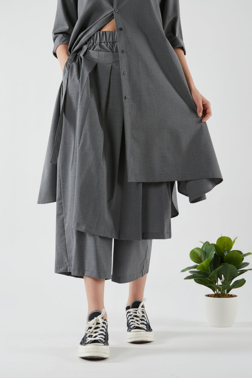 pantalon wendy trendy con pareo de tablas sobre puesto