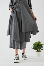 pantalon wendy trendy con pareo de tablas sobre puesto