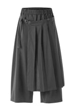 pantalon wendy trendy con pareo sobre puesto de tablas en gris