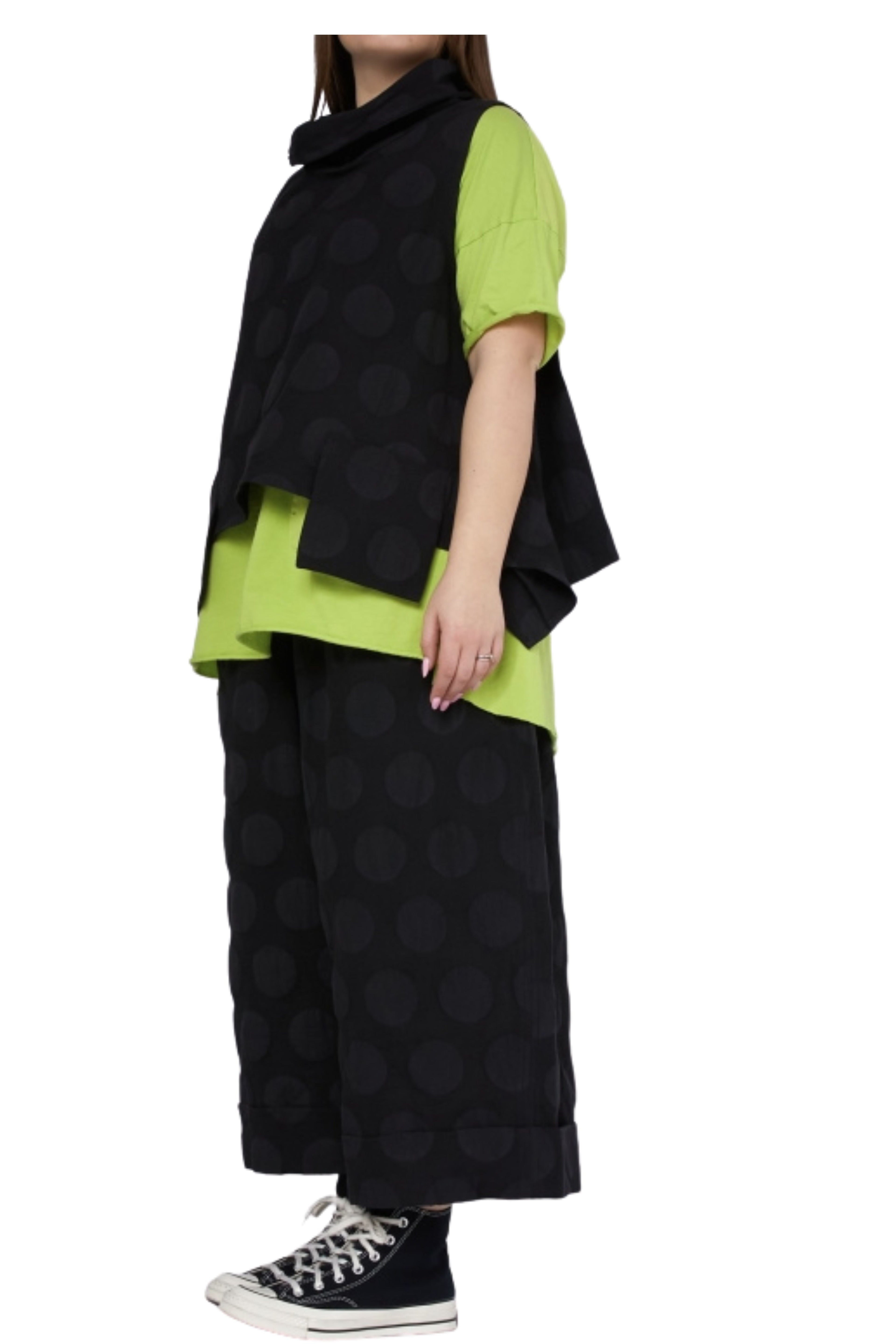 Pantalón Wendy Trendy con Lunares Negros