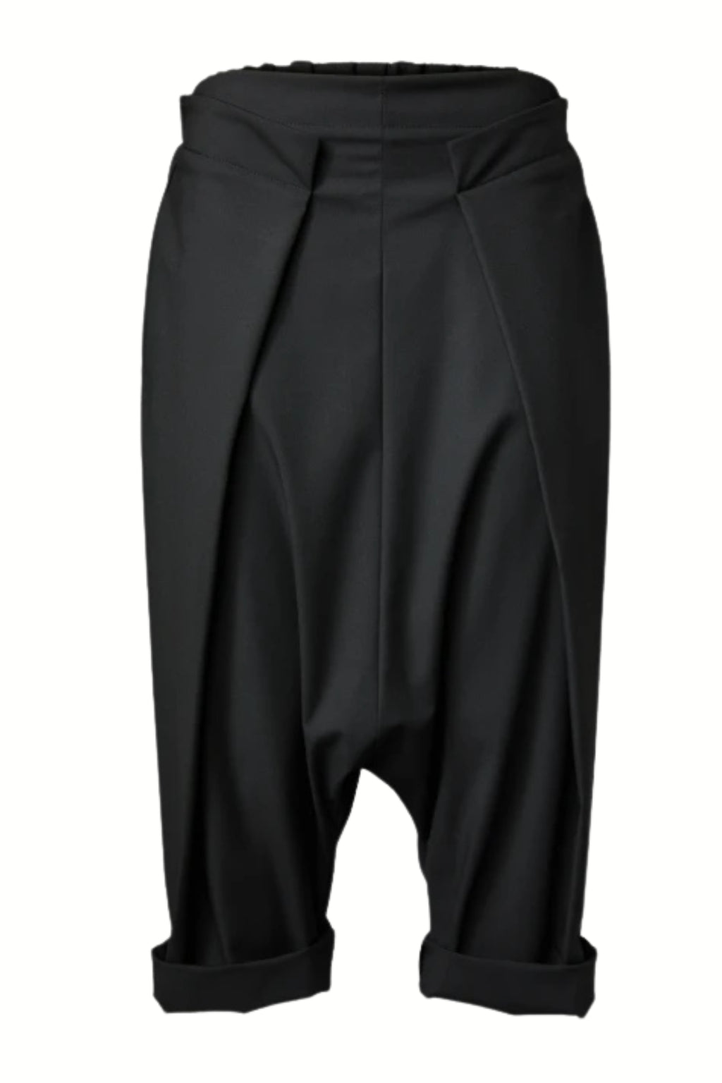 pantalón croped de Wendy trendy colgado con dos pliegues en la cintura