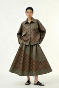 Conjunto de camisa y falda calada Nefelibata