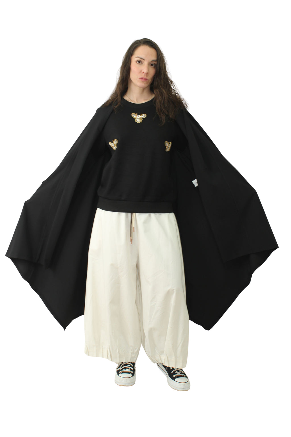 Sudadera Broches Mariposas Doradas - Nefelibata