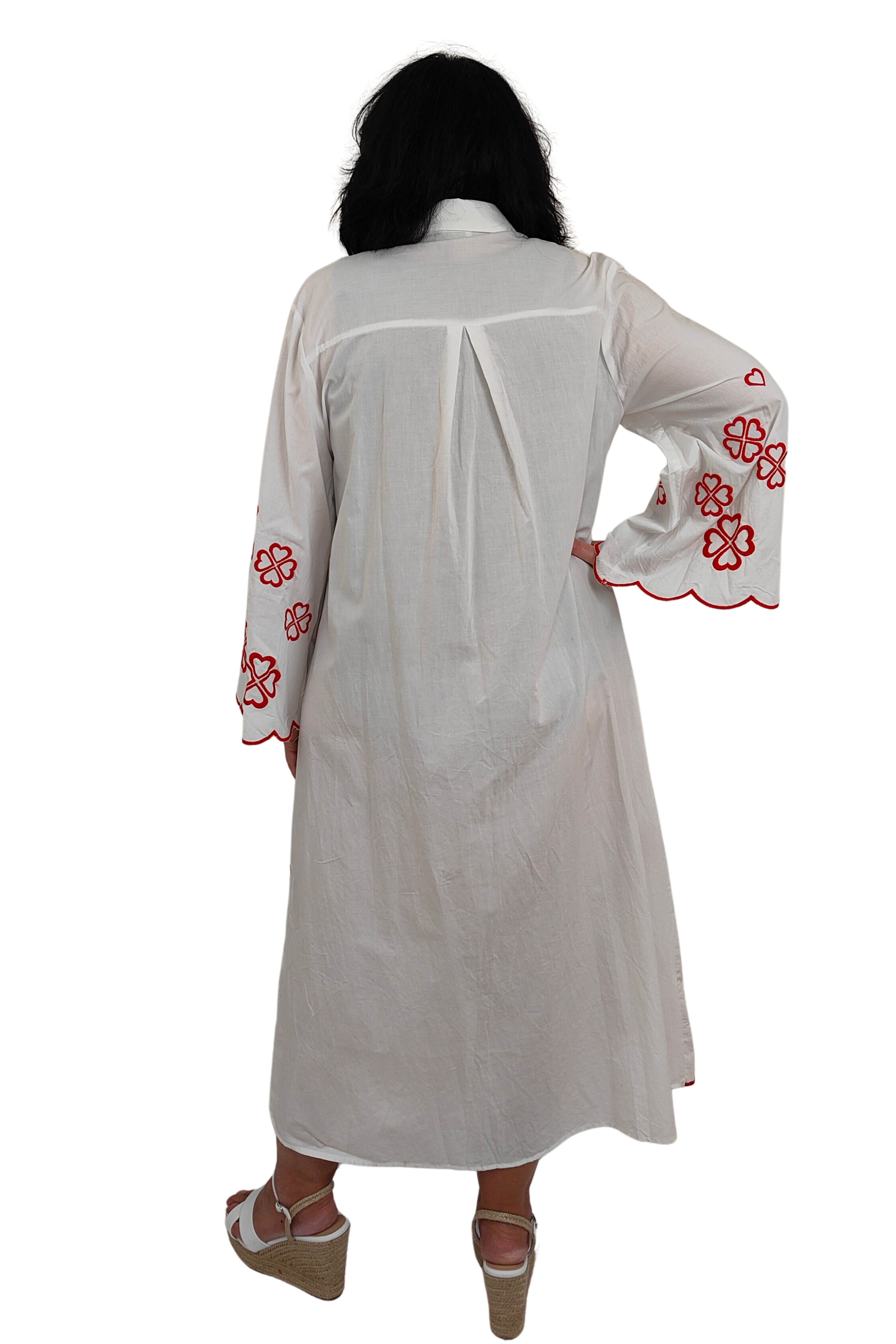 vestido jot_milano con flores bordadas rojas
