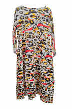 vestido oversice leopardo milticolor de jor_milano